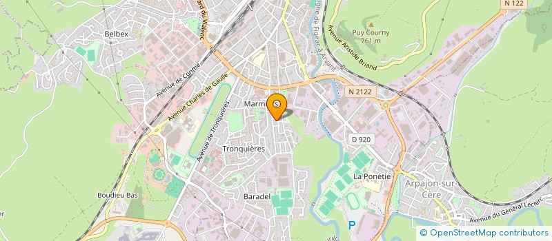 localisation de l'entreprise MONSIEUR PIERRE DELORT à AURILLAC