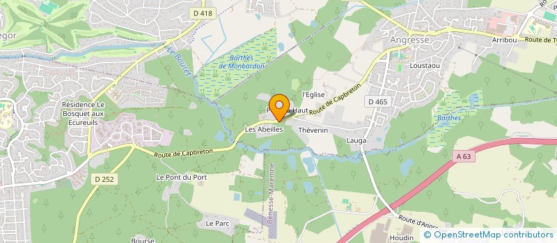 localisation de l'entreprise MONSIEUR PIERRE DELPUECH  ANGRESSE