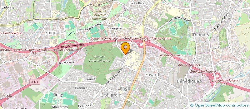 localisation de l'entreprise MONSIEUR PIERRE DELSOL  GRADIGNAN