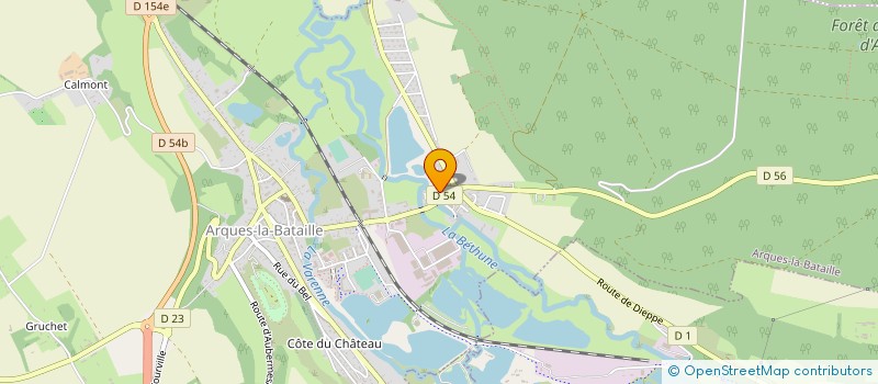 localisation de l'entreprise MONSIEUR PIERRE DELVINGT  ARQUES-LA-BATAILLE