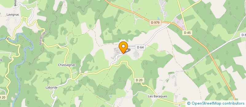 localisation de l'entreprise MONSIEUR PIERRE DELYS-TRESPEUCH  SARROUX - SAINT JULIEN