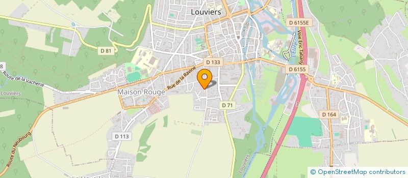 localisation de l'entreprise MONSIEUR PIERRE DEMARLY à LOUVIERS