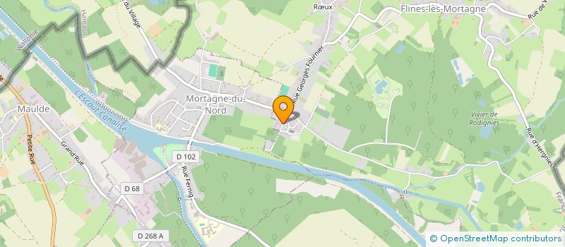 localisation de l'entreprise MONSIEUR PIERRE DEMETS  FLINES-LES-MORTAGNE