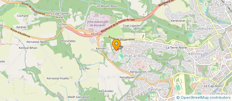 localisation de l'entreprise MONSIEUR PIERRE DEMEZET à QUIMPER