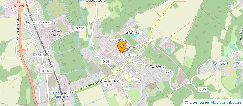 localisation de l'entreprise MONSIEUR PIERRE DEMICHELIS à LIANCOURT