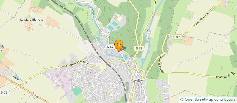 localisation de l'entreprise MONSIEUR PIERRE DEMONCHY  PAVILLY