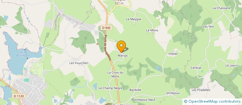 localisation de l'entreprise MONSIEUR PIERRE DEMONTJEAN à LAGRAULIERE