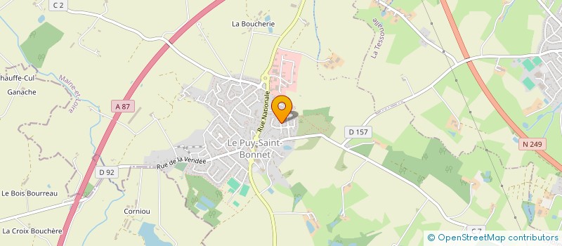 localisation de l'entreprise MONSIEUR PIERRE DENEZ à CHOLET