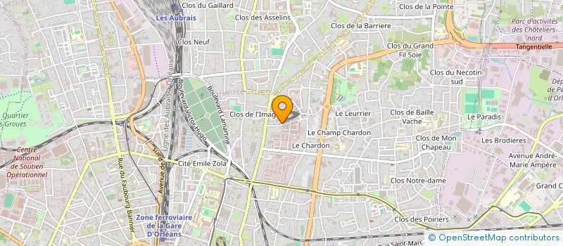 localisation de l'entreprise MONSIEUR PIERRE DENIS à ORLEANS