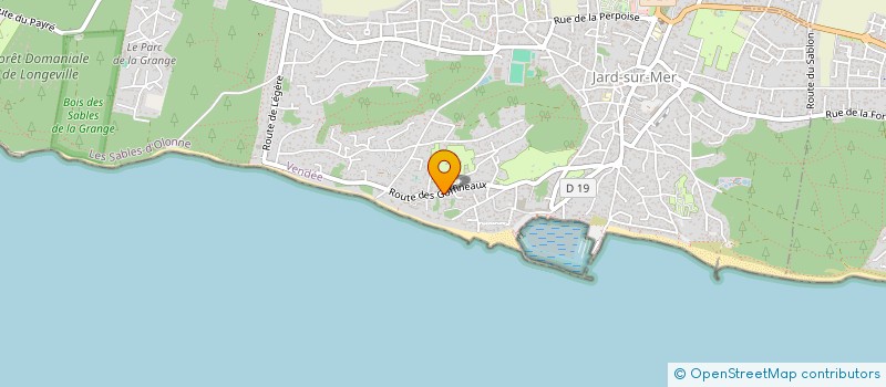 localisation de l'entreprise MONSIEUR PIERRE DENIS  JARD-SUR-MER