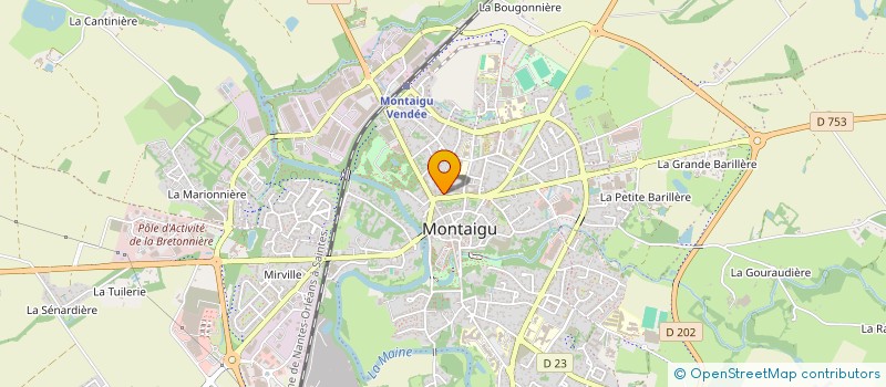 localisation de l'entreprise MONSIEUR PIERRE DENIS à MONTAIGU-VENDEE