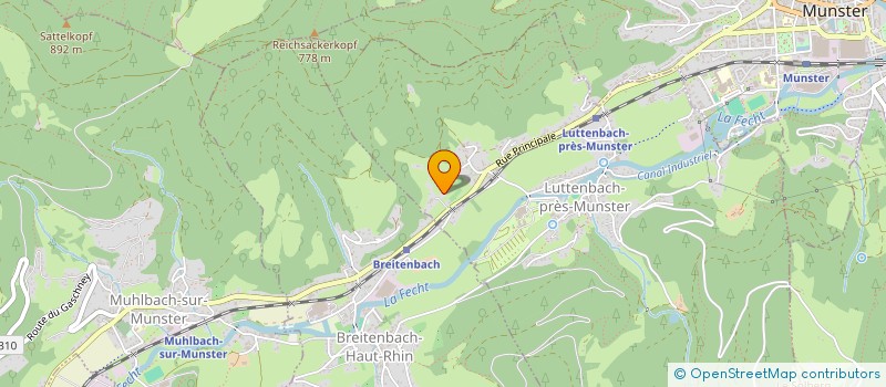 localisation de l'entreprise MONSIEUR PIERRE DENIS  LUTTENBACH-PRES-MUNSTER