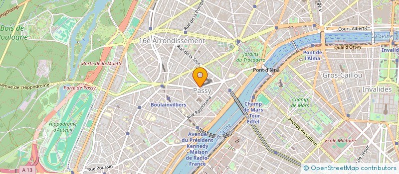 localisation de l'entreprise MONSIEUR PIERRE DENIZET  PARIS