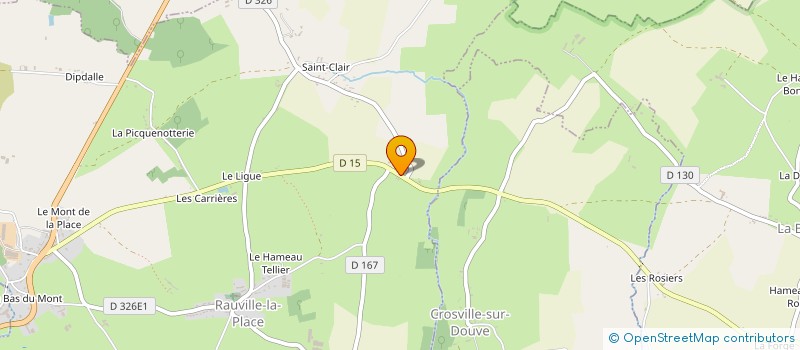 localisation de l'entreprise MONSIEUR PIERRE DENNEBOUY  RAUVILLE-LA-PLACE