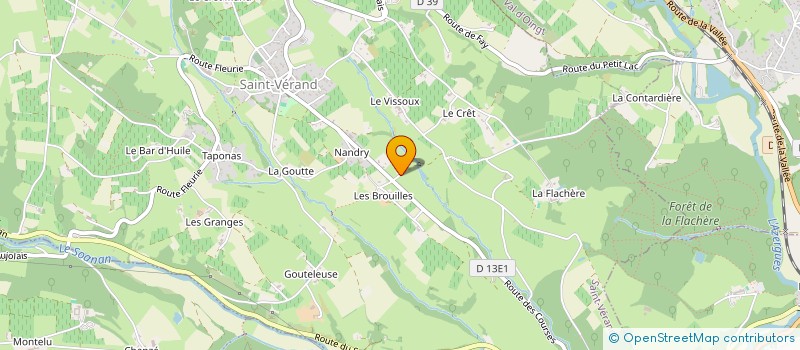 localisation de l'entreprise MONSIEUR PIERRE DENONFOUX à SAINT-VERAND