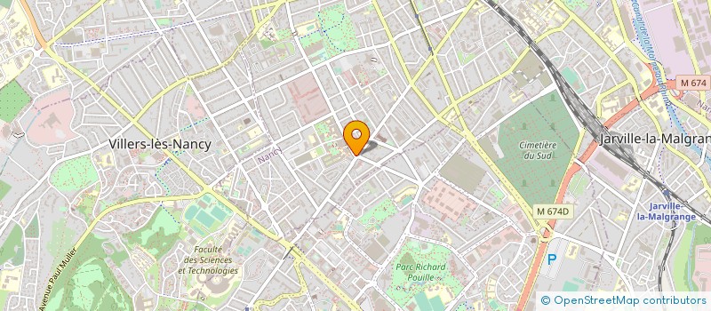 localisation de l'entreprise MONSIEUR PIERRE DENY à NANCY