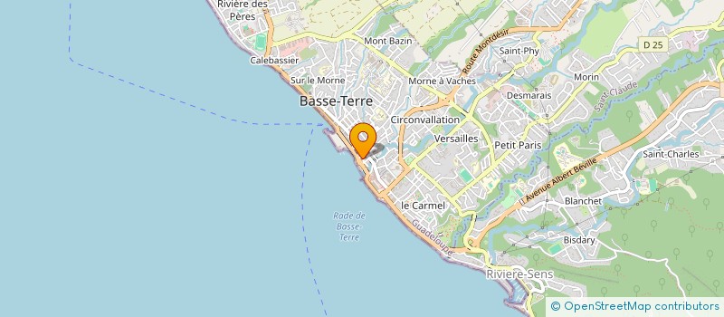 localisation de l'entreprise MONSIEUR PIERRE DER-GAZERIAN  BASSE-TERRE