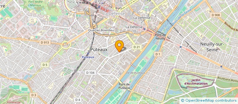 localisation de l'entreprise MONSIEUR PIERRE DEROME à PUTEAUX