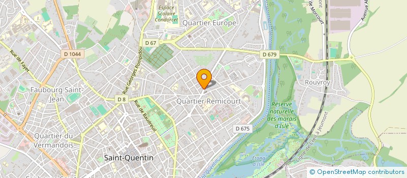 localisation de l'entreprise MONSIEUR PIERRE DEROO  SAINT-QUENTIN