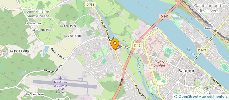 localisation de l'entreprise MONSIEUR PIERRE DERSOIR  SAUMUR
