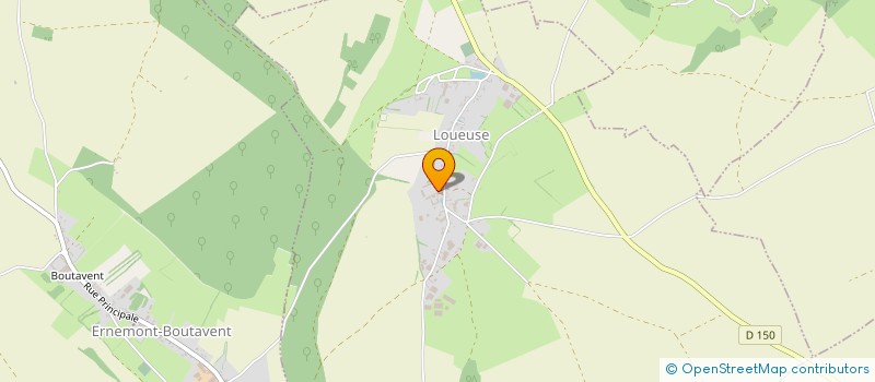 localisation de l'entreprise MONSIEUR PIERRE DES COURTILS  LOUEUSE