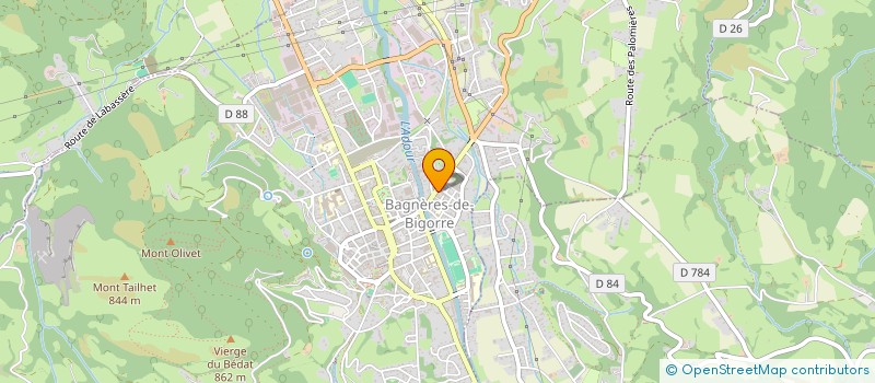 localisation de l'entreprise MONSIEUR PIERRE DESAINT  BAGNERES-DE-BIGORRE