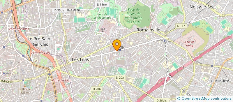localisation de l'entreprise MONSIEUR PIERRE DESANGLES à LES LILAS