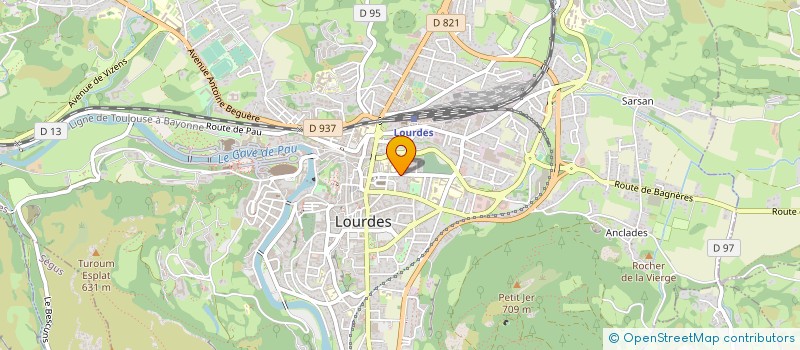 localisation de l'entreprise MONSIEUR PIERRE DESBIAUX à LOURDES