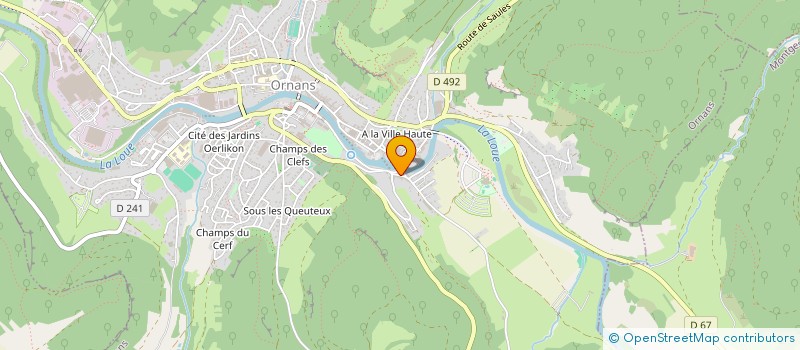 localisation de l'entreprise MONSIEUR PIERRE DESBIEZ-PIAT à ORNANS