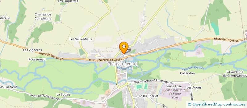 localisation de l'entreprise MONSIEUR PIERRE DESBIN à CHATEAU-RENARD