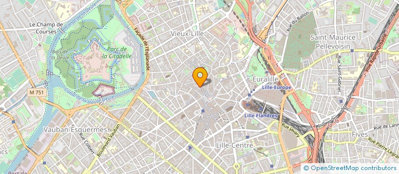 localisation de l'entreprise MONSIEUR PIERRE DESCAMPS à LILLE