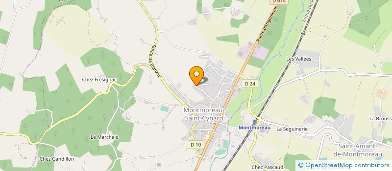 localisation de l'entreprise MONSIEUR PIERRE DESCHAMPS à MONTMOREAU