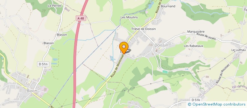 localisation de l'entreprise MONSIEUR PIERRE DESCOMBES  BLANDIN