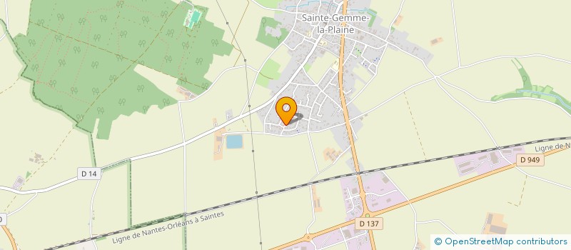 localisation de l'entreprise MONSIEUR PIERRE DESERT  SAINTE-GEMME-LA-PLAINE