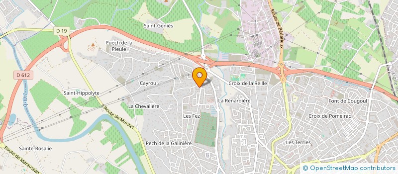 localisation de l'entreprise MONSIEUR PIERRE DESFOUGERES  BEZIERS