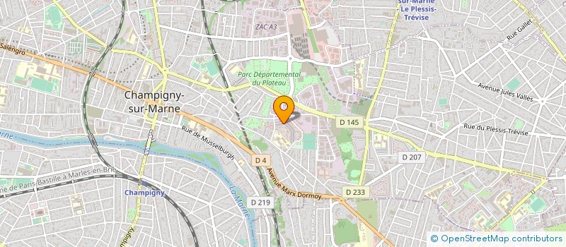 localisation de l'entreprise MONSIEUR PIERRE DESIRE TCHEUMASSI NSINGA à CHAMPIGNY-SUR-MARNE