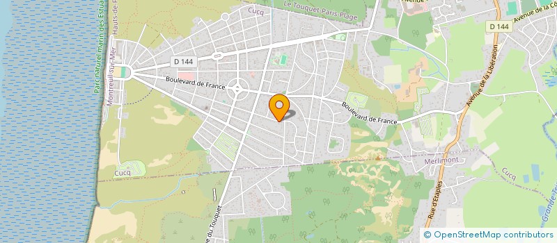 localisation de l'entreprise MONSIEUR PIERRE DESJARDINS  CUCQ