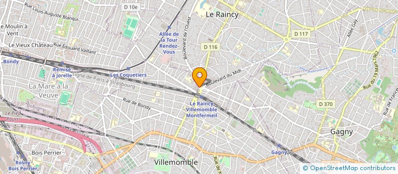 localisation de l'entreprise MONSIEUR PIERRE DESPIERRE à LE RAINCY