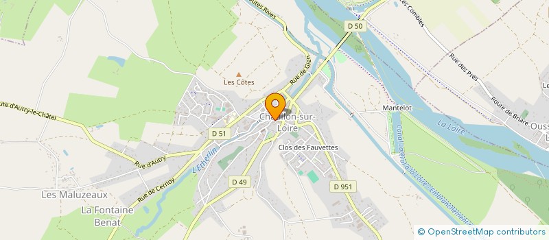 localisation de l'entreprise MONSIEUR PIERRE DESPRES à CHATILLON-SUR-LOIRE