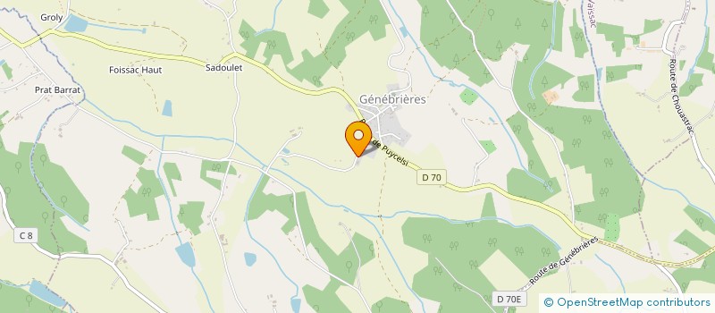 localisation de l'entreprise MONSIEUR PIERRE DESQUINES  GENEBRIERES