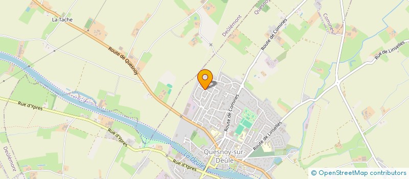 localisation de l'entreprise MONSIEUR PIERRE DESREUMAUX à QUESNOY SUR DEULE