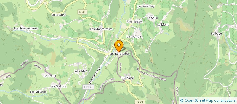 localisation de l'entreprise MONSIEUR PIERRE DESROCHES  SOLUTRE-POUILLY