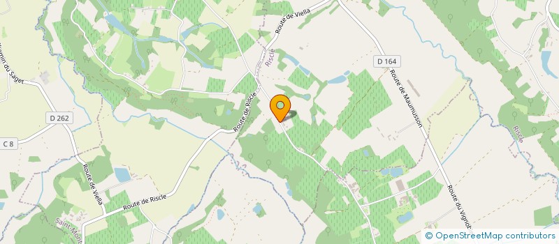 localisation de l'entreprise MONSIEUR PIERRE DESSANS  RISCLE