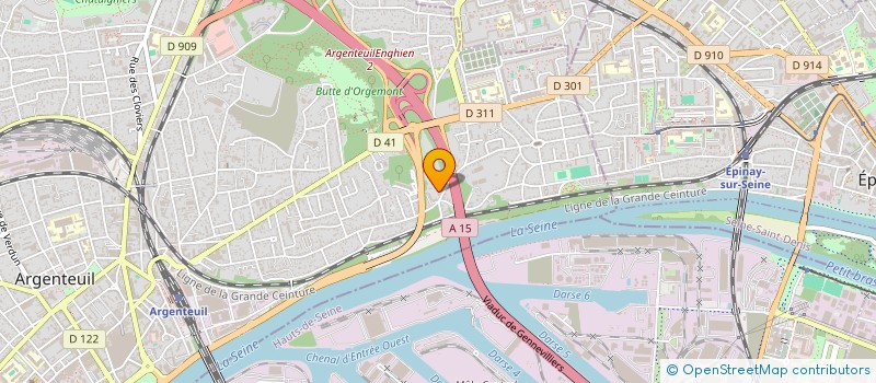 localisation de l'entreprise MONSIEUR PIERRE DESTACAMP à ARGENTEUIL