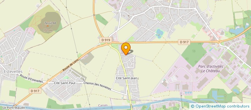 localisation de l'entreprise MONSIEUR PIERRE DESTAEBEL  CARVIN