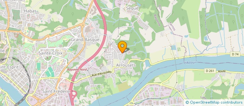 localisation de l'entreprise MONSIEUR PIERRE DESTREMAUT à BAYONNE