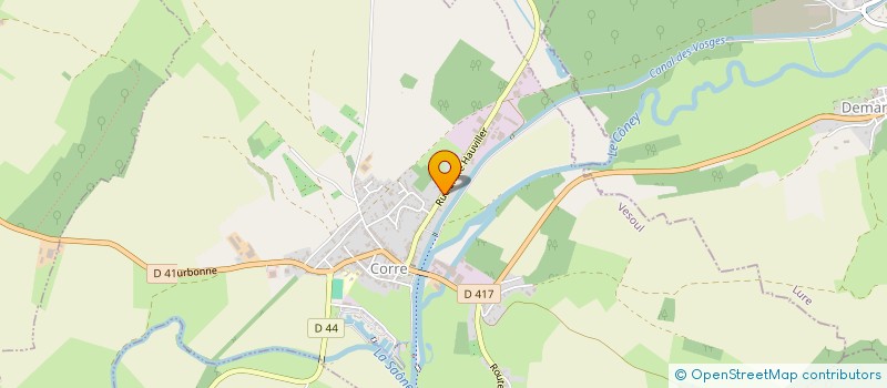 localisation de l'entreprise MONSIEUR PIERRE DETROYE  CORRE