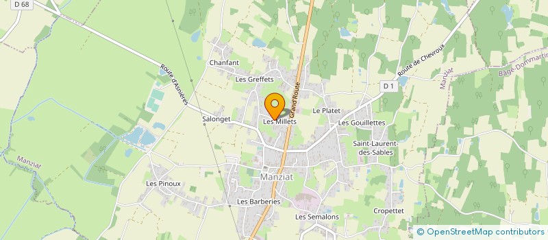 localisation de l'entreprise MONSIEUR PIERRE DEVEYLE à MANZIAT