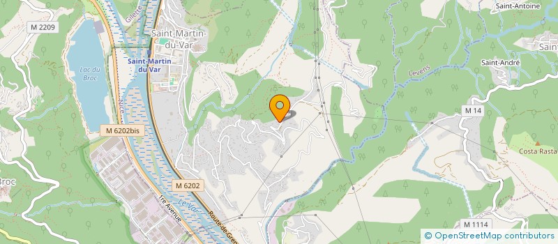 localisation de l'entreprise MONSIEUR PIERRE DEVILLE  SAINT-MARTIN-DU-VAR