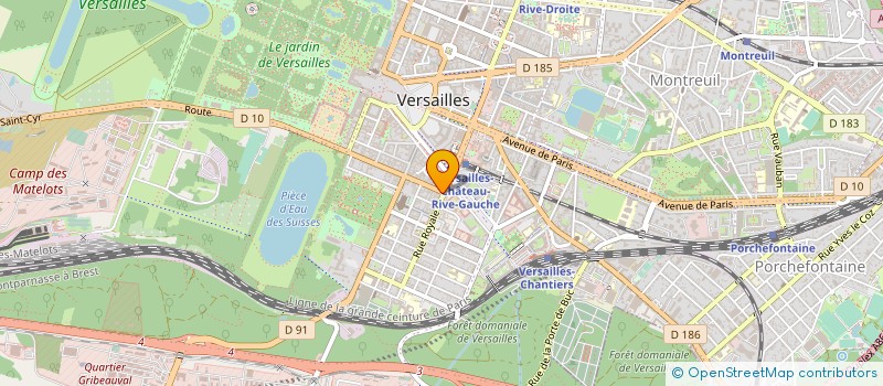 localisation de l'entreprise MONSIEUR PIERRE DEVINCK à VERSAILLES